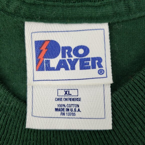 Green Bay Packers T-shirt Vintage 90s Men's XL Single Stitch USA Made Pro Player - Picture 6 of 7